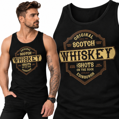TANK TOP ŚMIESZNY  WHISKY